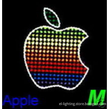 EL Apple Panel for Shirts, EL Flashing Panel